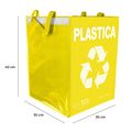 Tašky na triedený odpad SORT EASY 3 BASIC IT, 30x30x40 cm, 3 x 36 l, 3 ks SIXTOL