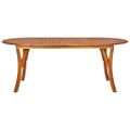vidaXL 7-dielna záhradná jedálenská súprava biela