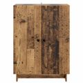 vidaXL Servírovacia skriňa Staré drevo 66 x 34,5 x 90 cm