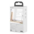 Baseus Simple Wisdom Súprava dátového kábla USB na Lightning 2,4A (2 ks/sada）1,5 m biela