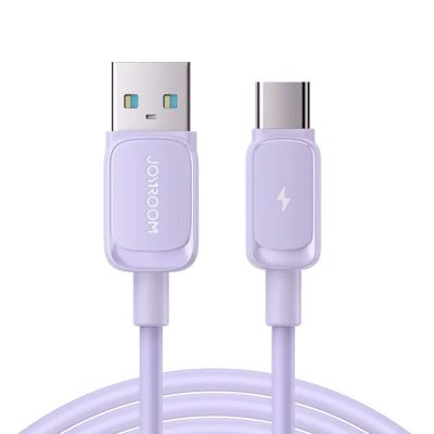 Kábel S-AC027A14 USB do USB C Joyroom / 3A / 1,2 m (fialový)