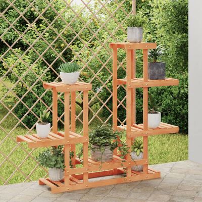vidaXL Stojan na kvetiny 95x25x96 cm masívna jedľa