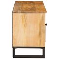 vidaXL TV skrinka Hnedá 100 x 33 x 46 cm Masívne mango drevo