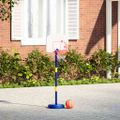 VidaXL Basketbalový stojan s loptou a pumpou nastaviteľná výška