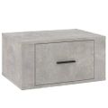 vidaXL Nástenné nočné stolíky 2 ks betónové sivé 50x36x25 cm