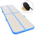 vidaXL Nafukovacia žinenka s pumpou 400x100x10 cm PVC modrá
