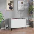 vidaXL Skrinka na platne biela 74,5x38x48 cm kompozitné drevo