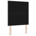 vidaXL LED hlavová doska Svetlosivá 80 cm Zamat