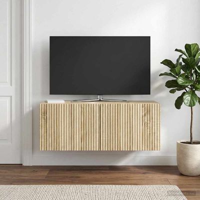 vidaXL Nástenná TV skrinka 78,5 x 31 x 30 cm Dub sonoma