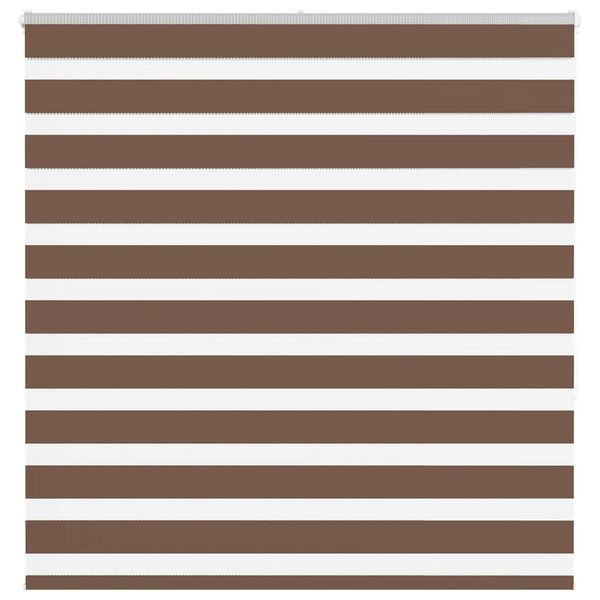 vidaXL Zebra roleta hnedá 150x150 cm šírka látky 145,9cm polyester