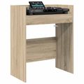 vidaXL DJ stôl Dub sonoma 102 x 45 x 102 cm Kompozitné drevo