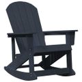 vidaXL Záhradný lounge set 3 ks Námornícka modrá HDPE