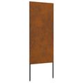 vidaXL Záhradná clona na súkromie Rezací Hrdzavý 50 x 140 cm