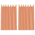 vidaXL Voile Záclony s pútkami 2 ks Terakota 140x175 cm
