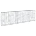 vidaXL Gabiónový kôš s krytom 500x50x150 cm pozinkované železo