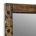 vidaXL nástenné zrkadlo Walnutová hnedá 70 x 50 cm Obdĺžnikový