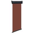 vidaXL Bočná markíza na balkón 60x250 cm, hnedá