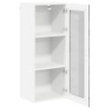 vidaXL Nástenný sklenený kabinet LUCCA Sivá sonoma 40 x 31 x 100 cm