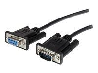 M/F (MXT1001MBK) - Sériová predlžovacia šnúra - DB-9 (samec) do DB-9 (samica) - 1 m - čierna - pre P/N: 1P3FPC-USB-SERIAL, ICUSB2321F, ICUSB2324, ICUSB2324I, ICUSB232IS, ICUSB232V2