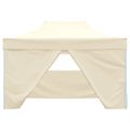 vidaXL Párty stan 291 x 431 x 315 cm Krémová Oxfordská látka
