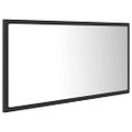 vidaXL LED kúpeľňové zrkadlo sivé 90x8,5x37 cm akryl