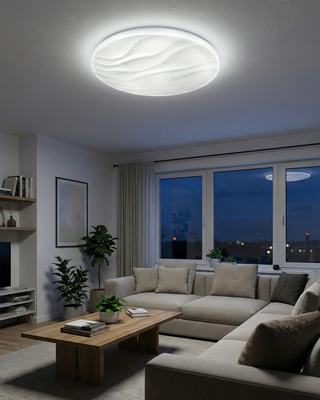 LED stropné svietidlo TR-608C - LIKA 80W 7600lm ø78cm CCT + ovládač Trixline