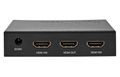 NEDIS HDMI přepínač/ 1x USB-C/ 2x HDMI vstup/ 1x HDMI výstup/ 4K@60Hz/ 18.0 Gbps/ kov/ antracit HDMI switch, 3 porty, 2× HDMI + 1× USB-C vstup, 1× HDMI výstup, 4K@60Hz, 18 Gbps, dálkové ovládání, kovový, antracit