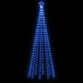 vidaXL Vianočný stromček, kužeľ 310 LED, modré svetlo 100x300 cm
