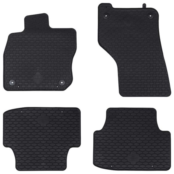 vidaXL Autokoberec 4 pcs Čierna vhodné pre VW GOLF VIII Variant 2020-