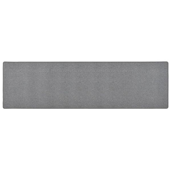 vidaXL Kobercový behúň tmavo sivý 50x200 cm