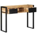 vidaXL Konzolový stolík 100x35x75 cm Masívne hrubé drevo Mango