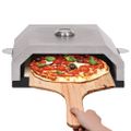 vidaXL Pec na pizzu s keramickým kameňom na plynové grily alebo grily na uhlie