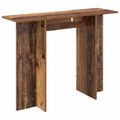 vidaXL Konzolový stôl Staré drevo 100 x 30 x 75 cm Kompozitné drevo
