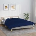 vidaXL Záťažová prikrývka modrá 220x235 cm 15 kg látka