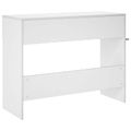 vidaXL Konzolový stôl Biela s vysokým leskom 96,5 x 38 x 75 cm