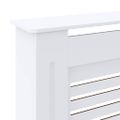 vidaXL Kryt na radiátor biely 205 cm MDF