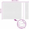 vidaXL Hexagonálny plot 1,6 x 50 m PVC Sivá