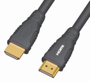 PremiumCord Kábel HDMI A - HDMI A M/M 1m,zlac.kon.