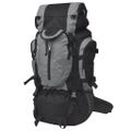 vidaXL Turistický batoh XXL 75 l, čierno sivý