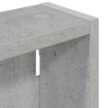 vidaXL Kúpeľňová nástenná skriňa Betónovo Sivá 30 x 10 x 60,5 cm