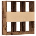 vidaXL Knižnica, staré drevo 97,5x29,5x100 cm, kompozitné drevo