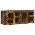 vidaXL TV skrinka ELST 100 x 35 x 40 cm Dymová dub Kompozitné drevo