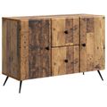 vidaXL Servírovacia skriňa so zásuvkou Staré drevo 89 x 34,5 x 60 cm