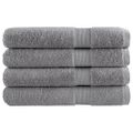 vidaXL Prémiové uteráky SOLUND 4 ks sivé 100x200 cm 600 g/m2