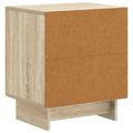 vidaXL Nočný stolík 2 ks Dub sonoma 43 x 34,5 x 50 cm Kompozitné drevo
