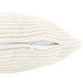 vidaXL Poťah na podložku 12 pcs HEERLEN Krémová 40 x 40 cm manšestr