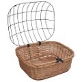 vidaXL Predný kôš na bicykel s poťahom 50x45x35 cm prírodná vŕba