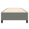 vidaXL Posteľný rám s boxspringom tmavosivá 80x200 cm látka