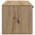 vidaXL Nástenná TV skrinka 98 x 31 x 30 cm Dub artisan