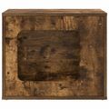 vidaXL Mačka Dom Dymová dub 51 x 30 x 42,5 cm Kompozitné drevo